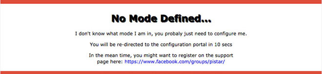 No Mode Defined